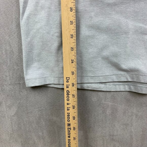 Lululemon Mens Shirt Small Light Gray Heather Surge Warm Long Sleeve Running - Picture 4 of 8